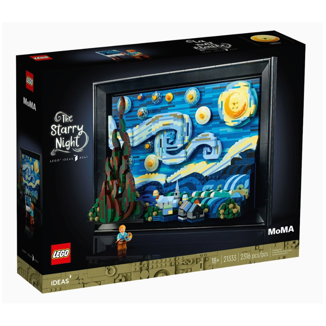 LEGO Ideas Vincent Van Gogh The Starry Night (21333)-package 