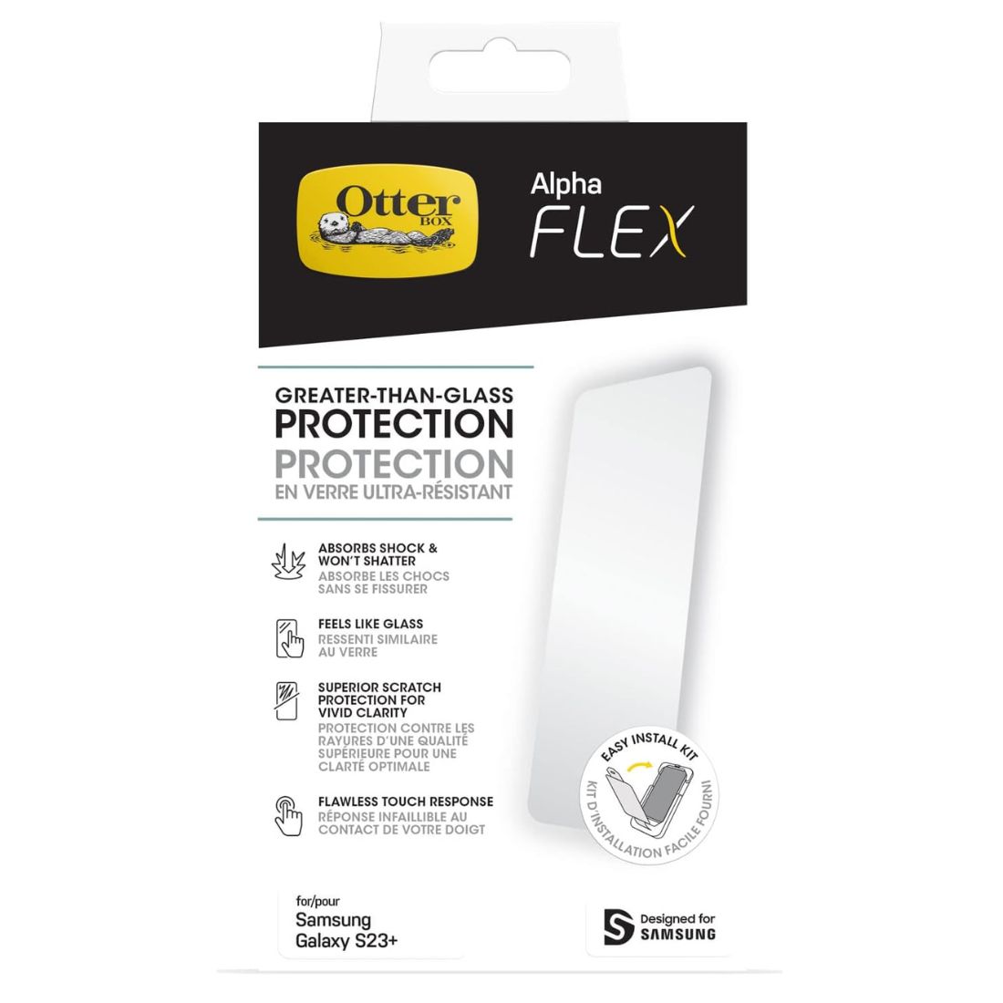 Photo of Otterbox Alpha Flex Glass Screen Guard For Galaxy S23 Ultra - Clear
