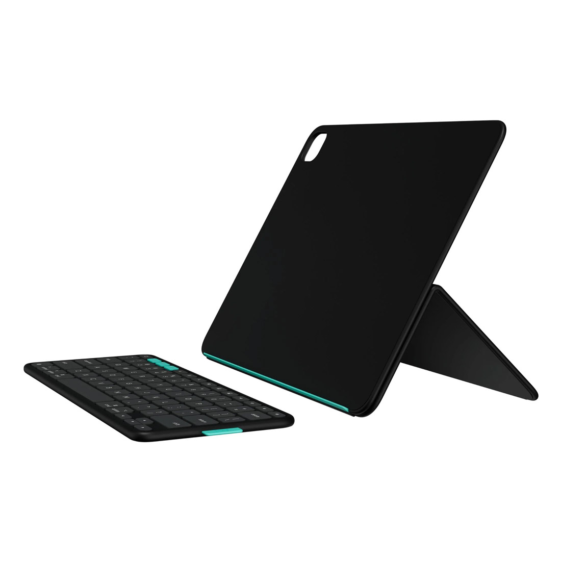 Logitech Flip Folio Case with Bluetooth Keyboard for iPad Pro 13 M4 & Air 13 M4/M3/M2 920-013394 - Graphite-front side 
