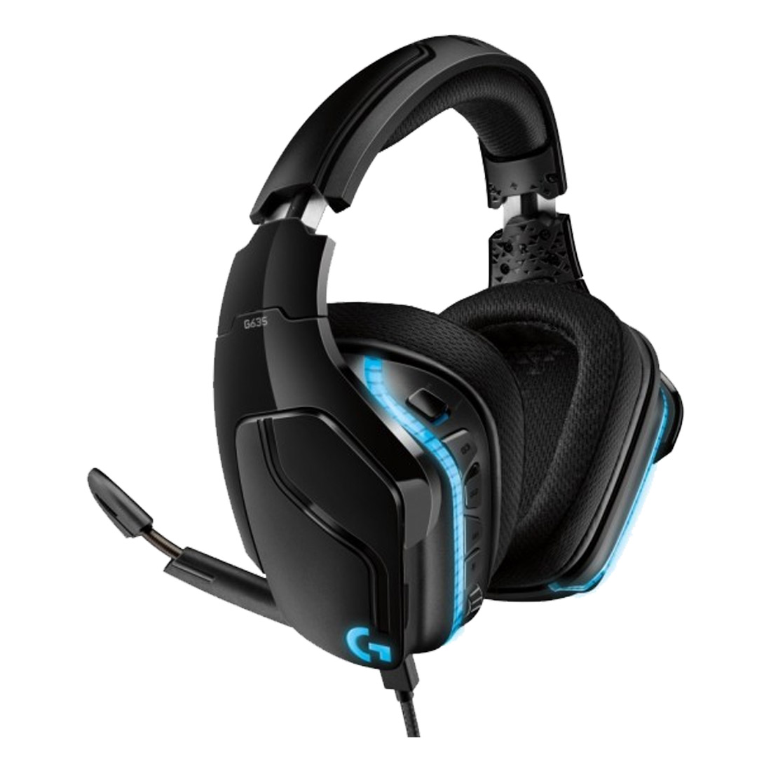 Logitech G635 7.1 Wired Surround Sound Gaming Headset - Black
