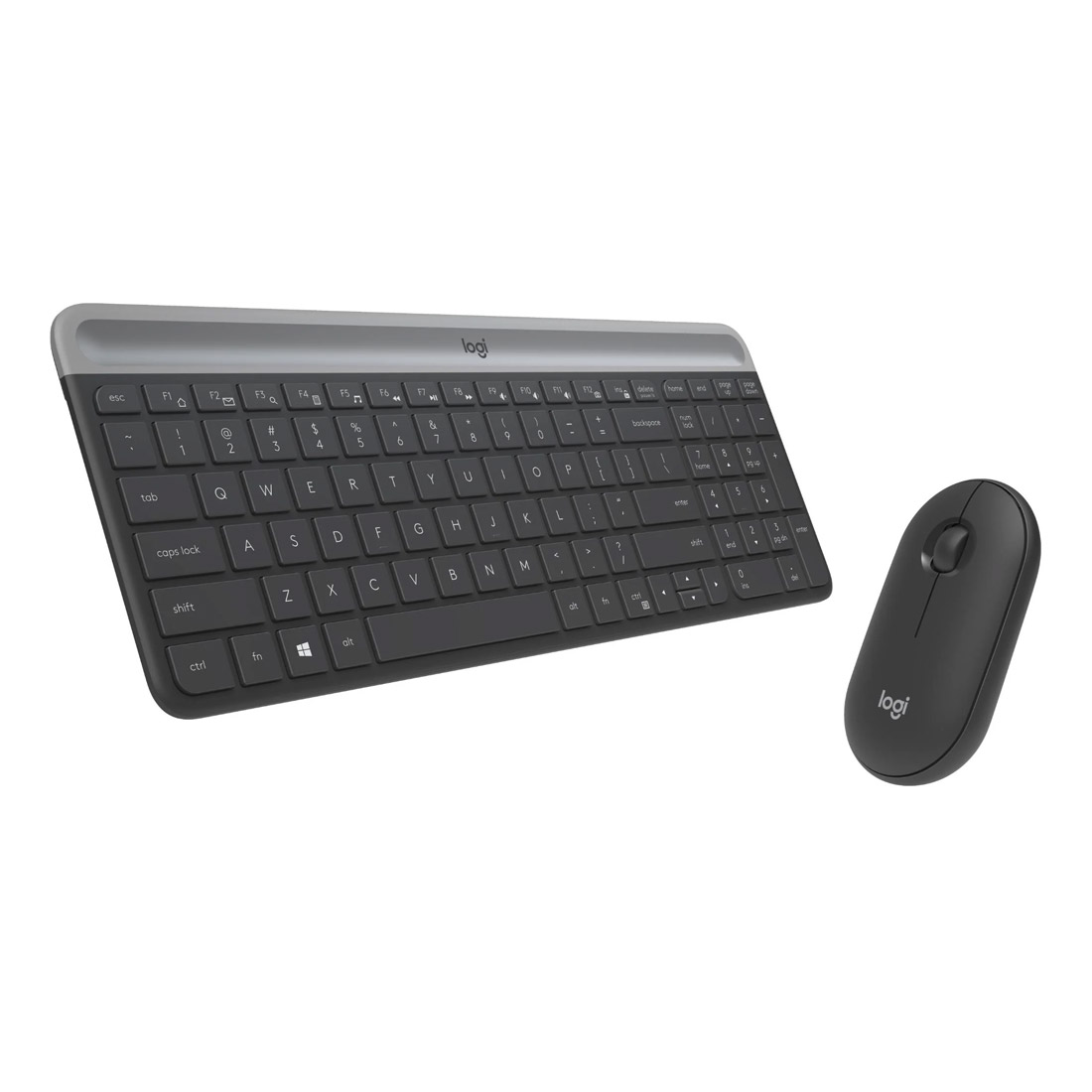 Logitech MK470 Slim Wireless Keyboard and Mouse Combo - Black-combo 
