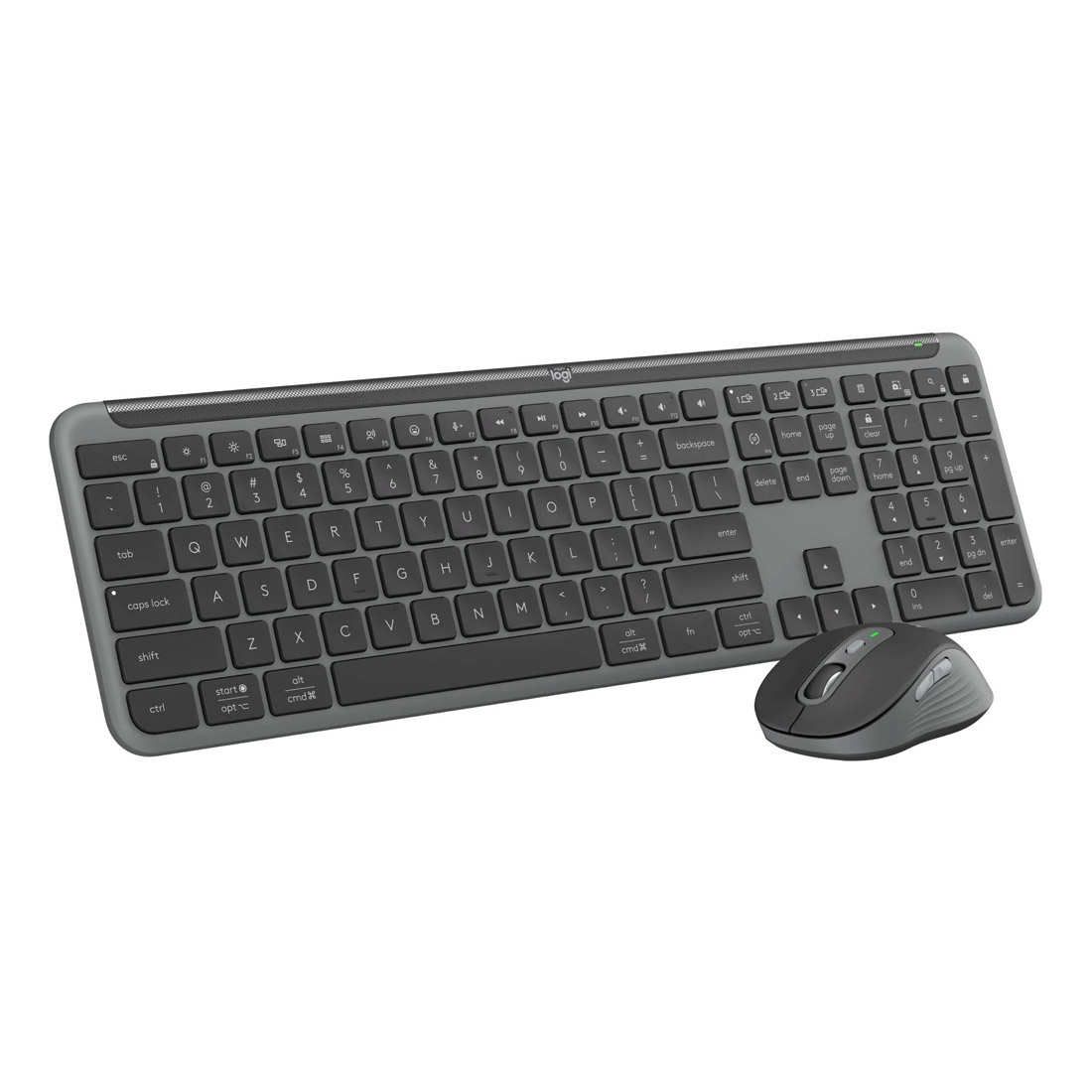 Photo of Logitech MK950 Slim Wireless Keyboard & Mouse Combo - Graphite