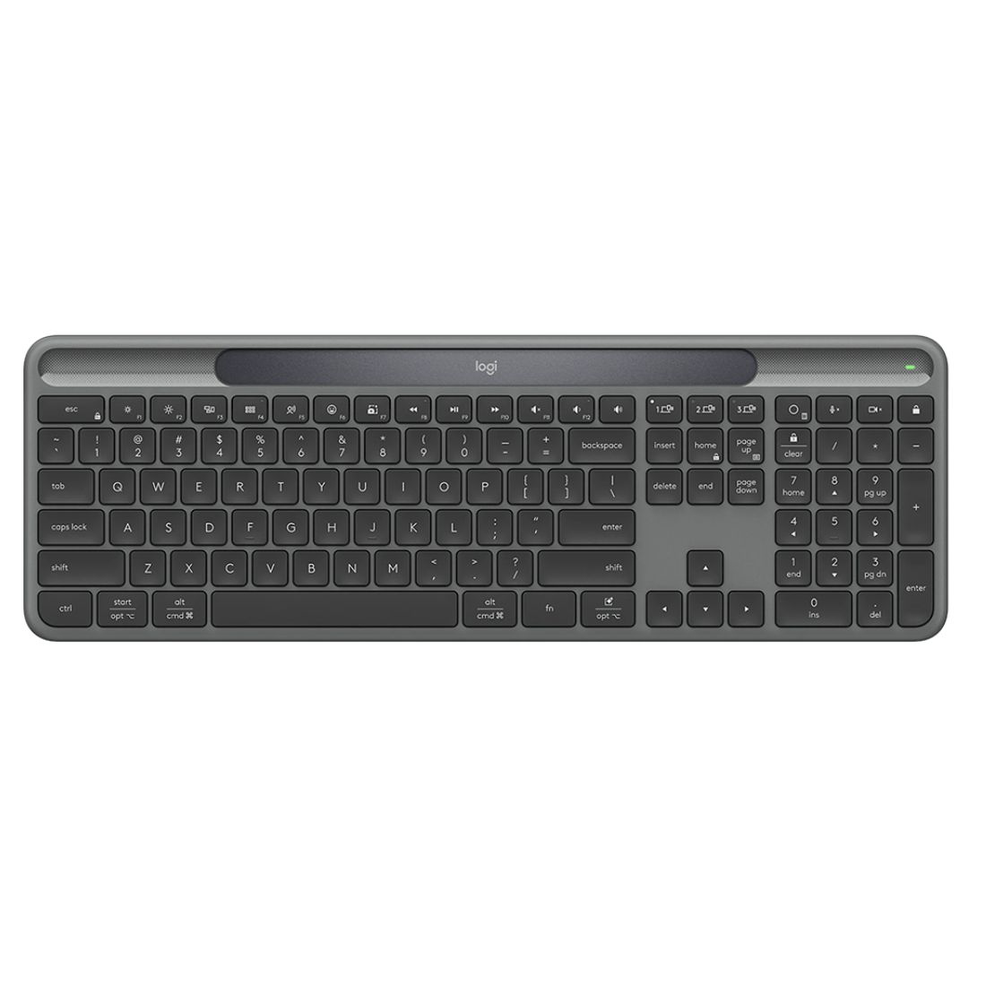 Photo of Logitech K980 Signature Slim Solar+ for Business 920-013781 - Graphite
