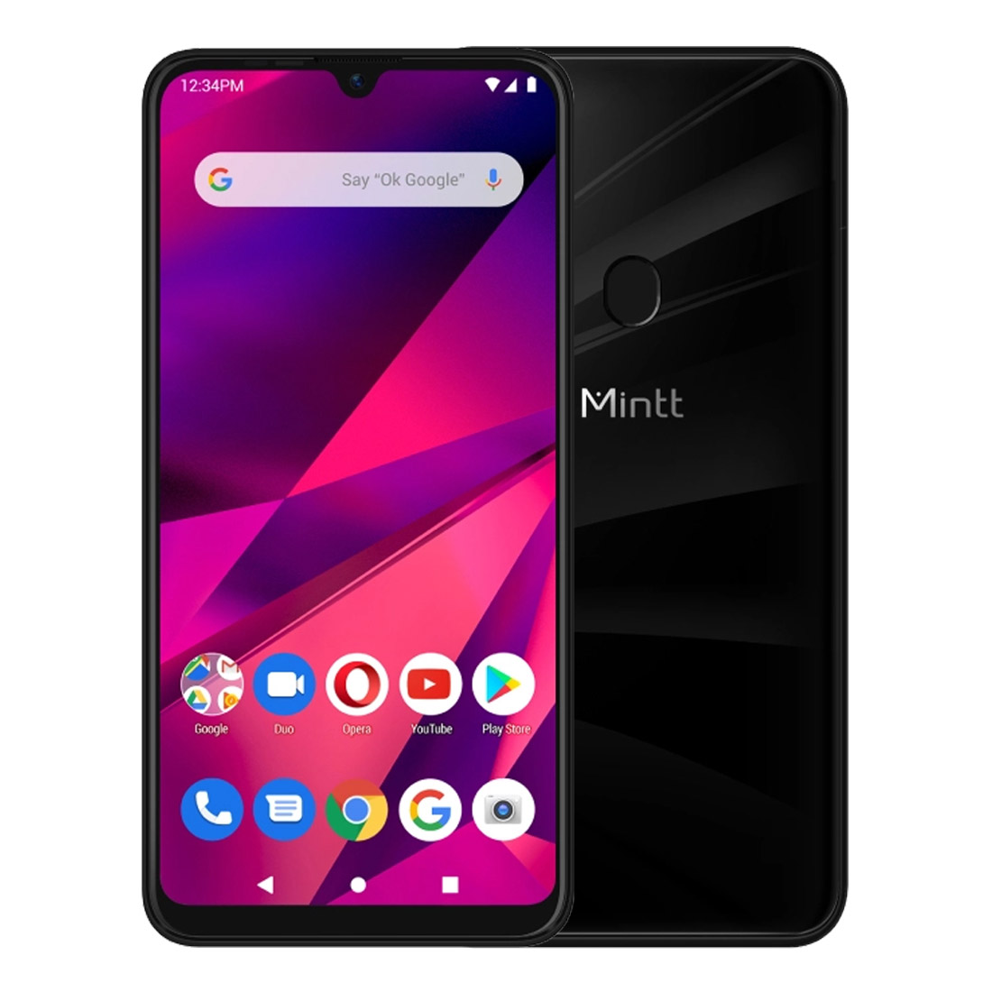 Mintt Ultramintt Y5 (Dual Sim 4G/4G, 6.3'', 128GB/4GB) - Black