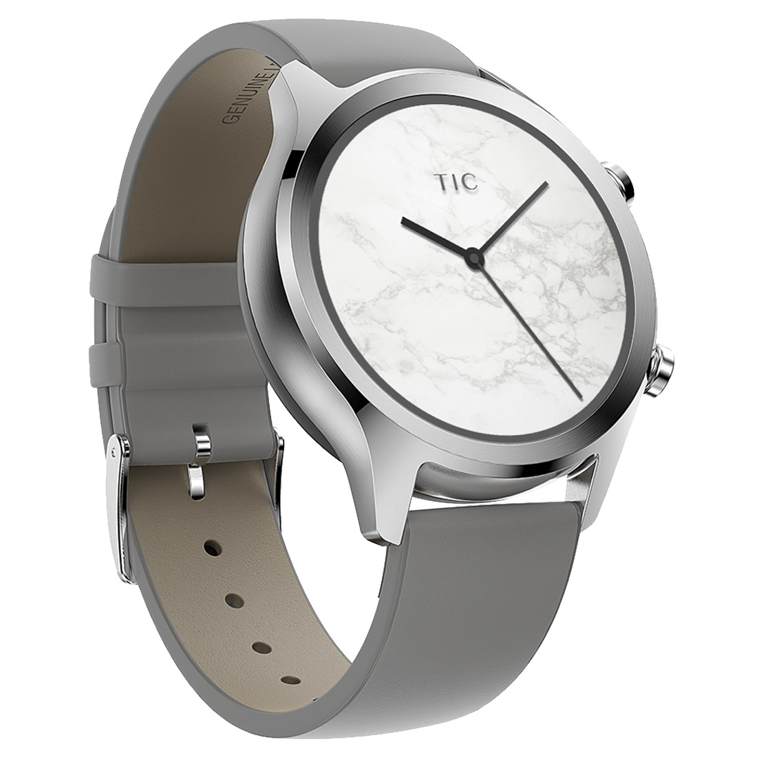 Mobvoi TicWatch C2 Smartwatch (Wear OS by Google) - Platinum