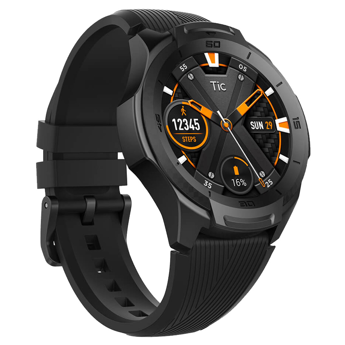 Mobvoi TicWatch S22 Smartwatch (Wear OS by Google) - Midnight