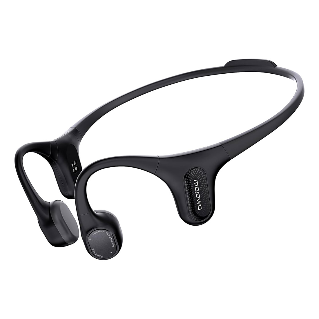 Photo of Mojawa Aerra Active ENC Noise Cancelling Open-Ear Waterproof Headphones - Black