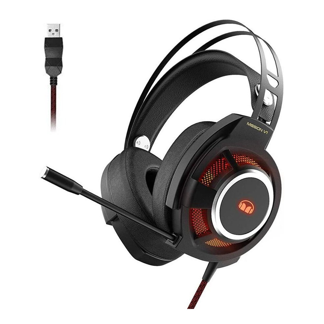 Photo of Monster Mission V1 Wired Gaming Headset USB 137117-02 - Black