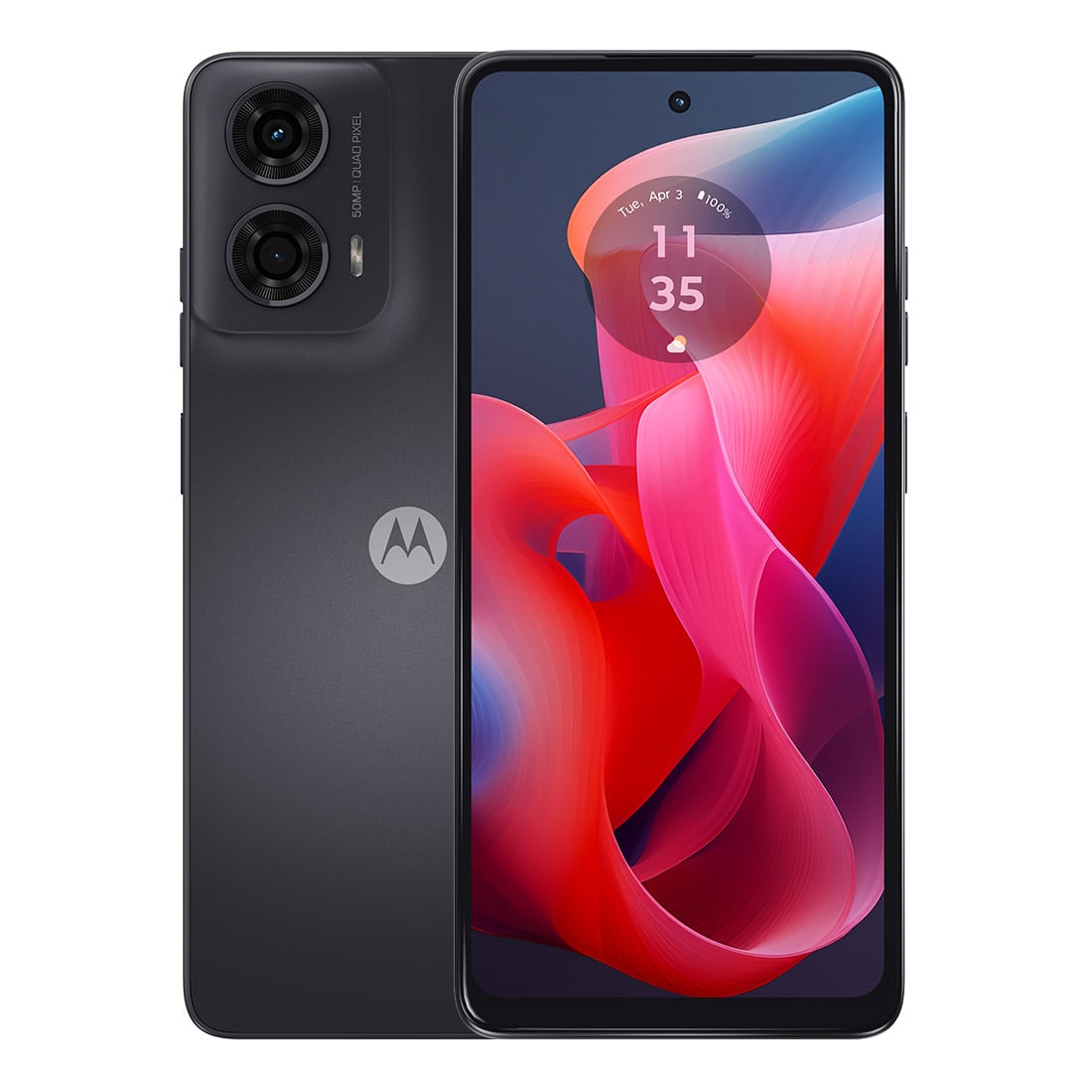 Motorola Moto G24 (Dual Sim, 128GB/4GB, 6.6'') - Matte Charcoal