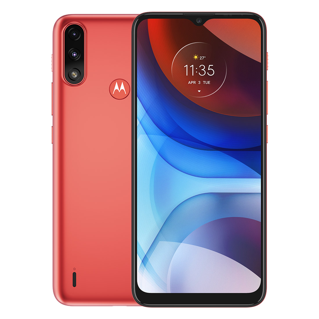 Motorola Moto E7 Power (Dual Sim, 32GB/2GB, 6.51'') - Coral Red