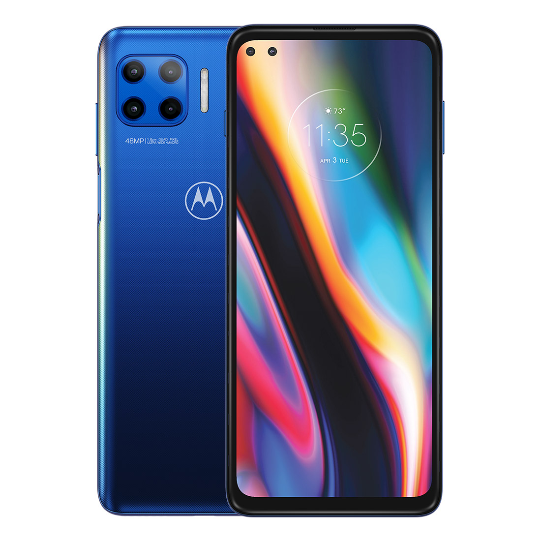 Motorola Moto G 5G Plus (Dual sim, 128GB/6GB, 6.7'', 48MP) - Surfing Blue
