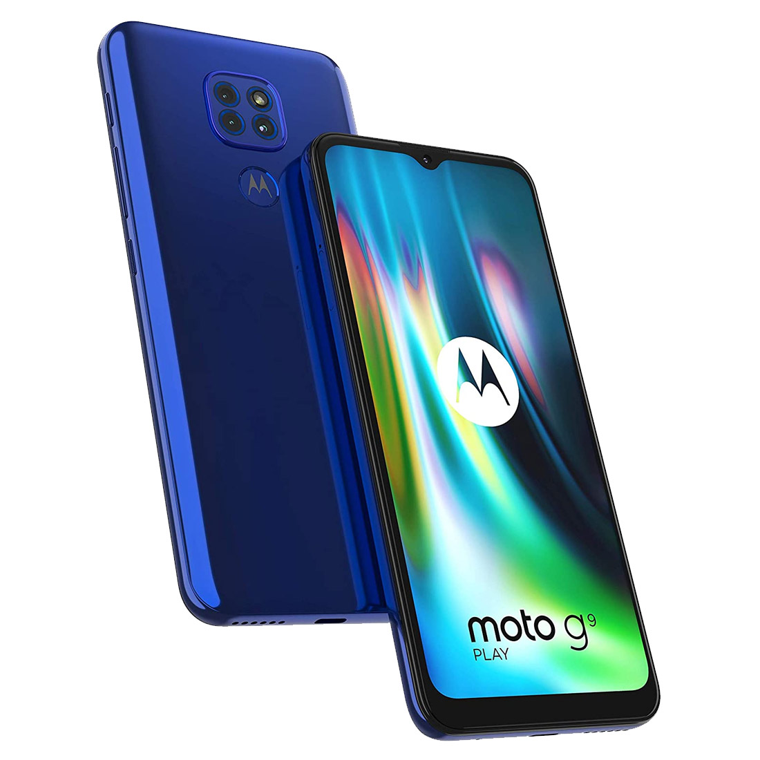 Motorola Moto G9 Play (Dual SIM 4G, 5000mAh, 64GB/4GB) - Sapphire Blue