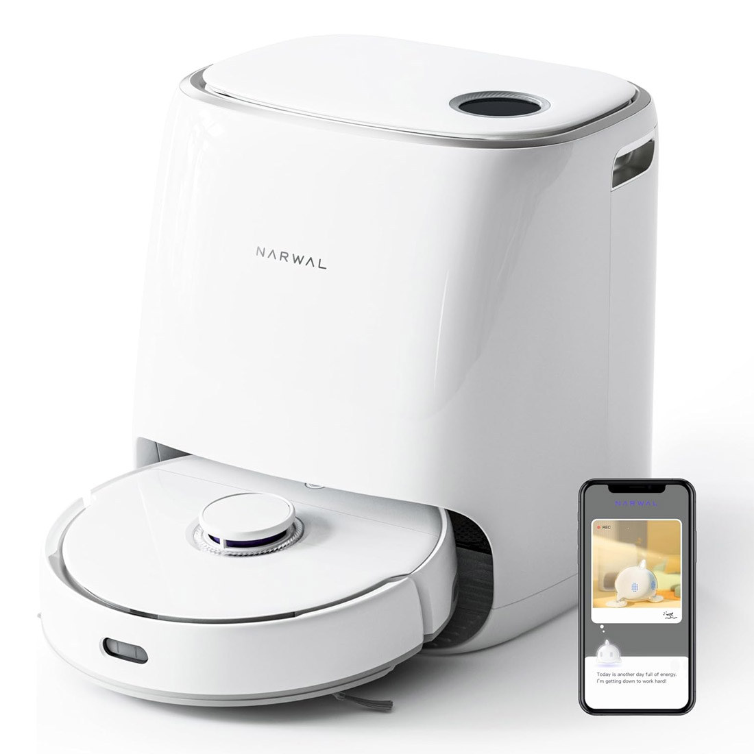 Photo of Narwal Freo Robotic Vacuum and Mop Cleaner Versatile Self Mop Clean w/ DirtSense and Auto Washing