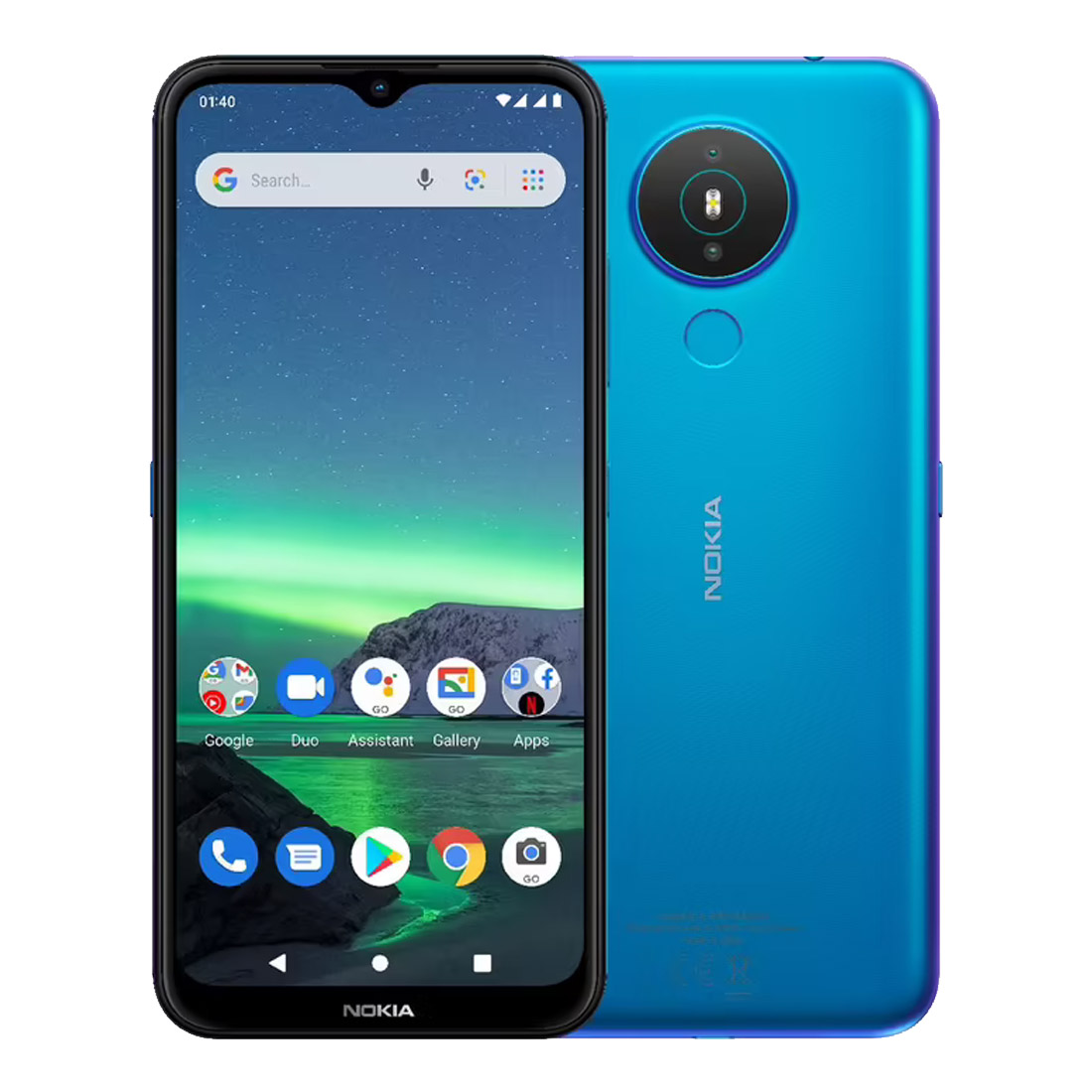 Nokia 1.4 (Dual Sim, 32GB/2GB, 6.52'') - Blue