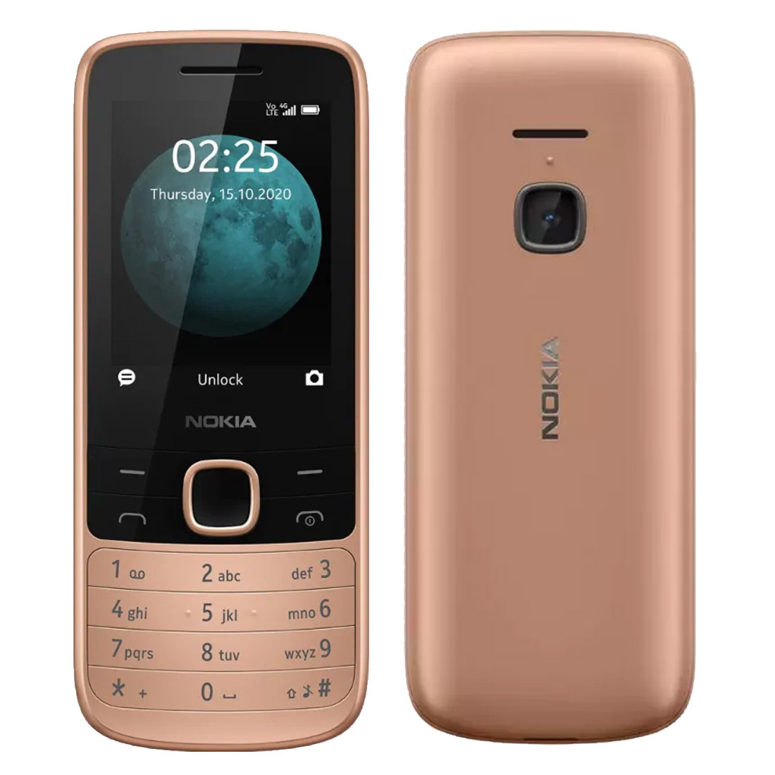 Nokia 225 (4G, Keypad) - Sand