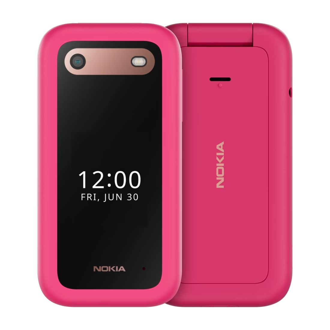 Nokia 2660 Flip Dual Sim 2 8 Inches 32GB 4G Pop Pink Mobileciti nokia-2660-flip-dual-sim-2-8-inches-32gb-4g-pop-pink-mobileciti