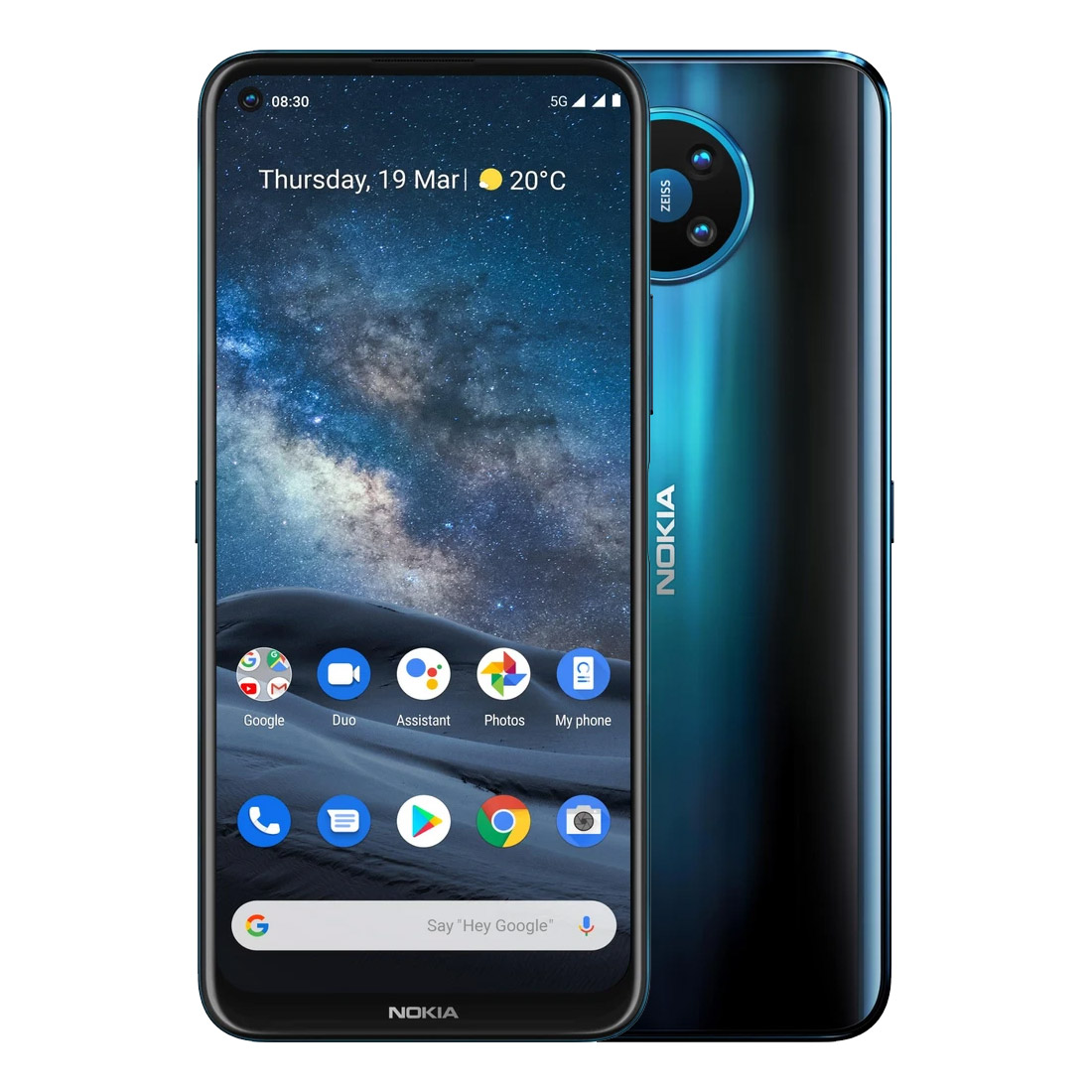 Nokia 8.3 5G (Dual Sim, 128GB/8GB) Polar Night [Reburbished] - As New