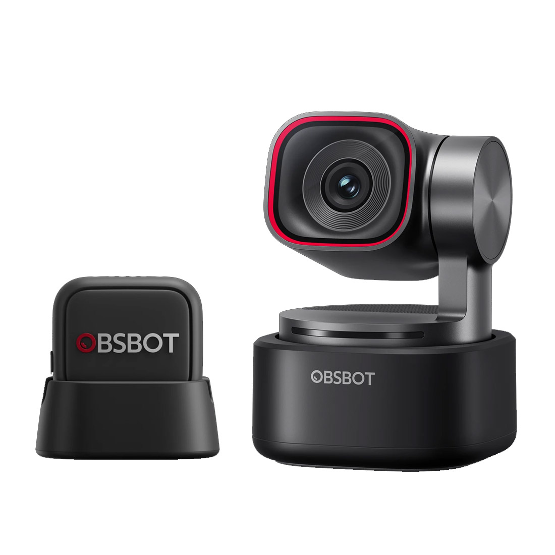 Obsbot Tiny 3 AI-Powered Spatial Audio 4K PTZ Webcam & VOX SE Wireless Microphone Combo - Blacka-combo 