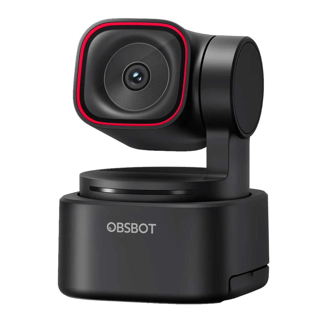 OBSBOT Tiny 3 Lite AI-Powered Spatial Audio 4K PTZ Webcam - Black-combo 