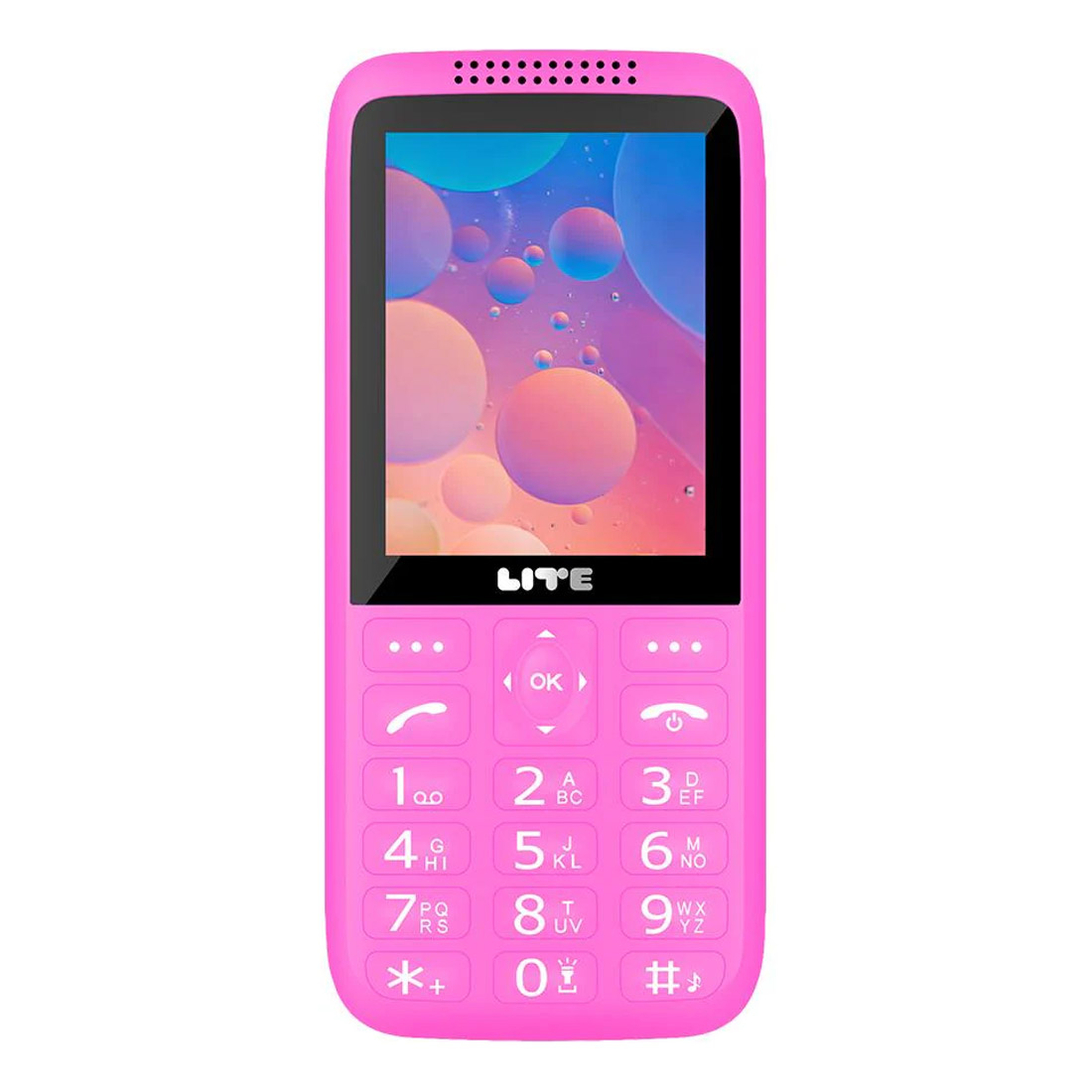 Opel Lite CandyBar 4G (Dual Sim, 2.8'', Keypad) - Electric Fuchsia-front 