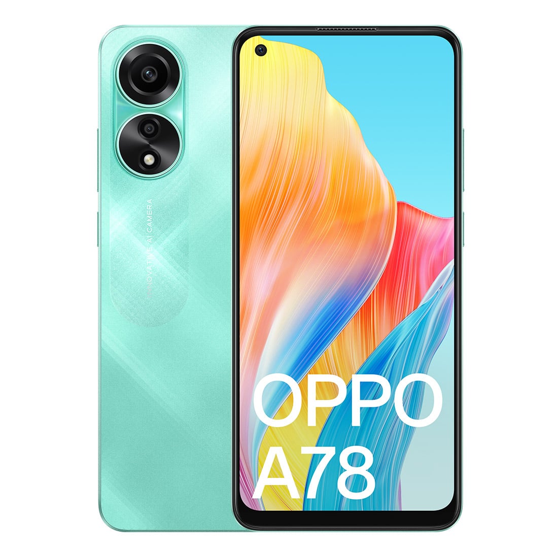 OPPO A78 グローグリーン SIMフリー OPPO A78 4G (Dual Sim, 6.43'', 128GB/8GB) - Aqua Green | Mobileciti