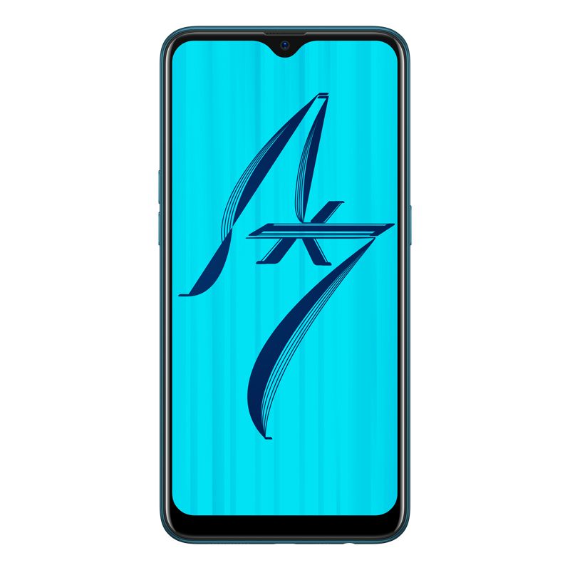 OPPO AX7 CPH1903 (64GB/4GB, 6.2'', Unlocked) - Glaze Blue | Mobileciti