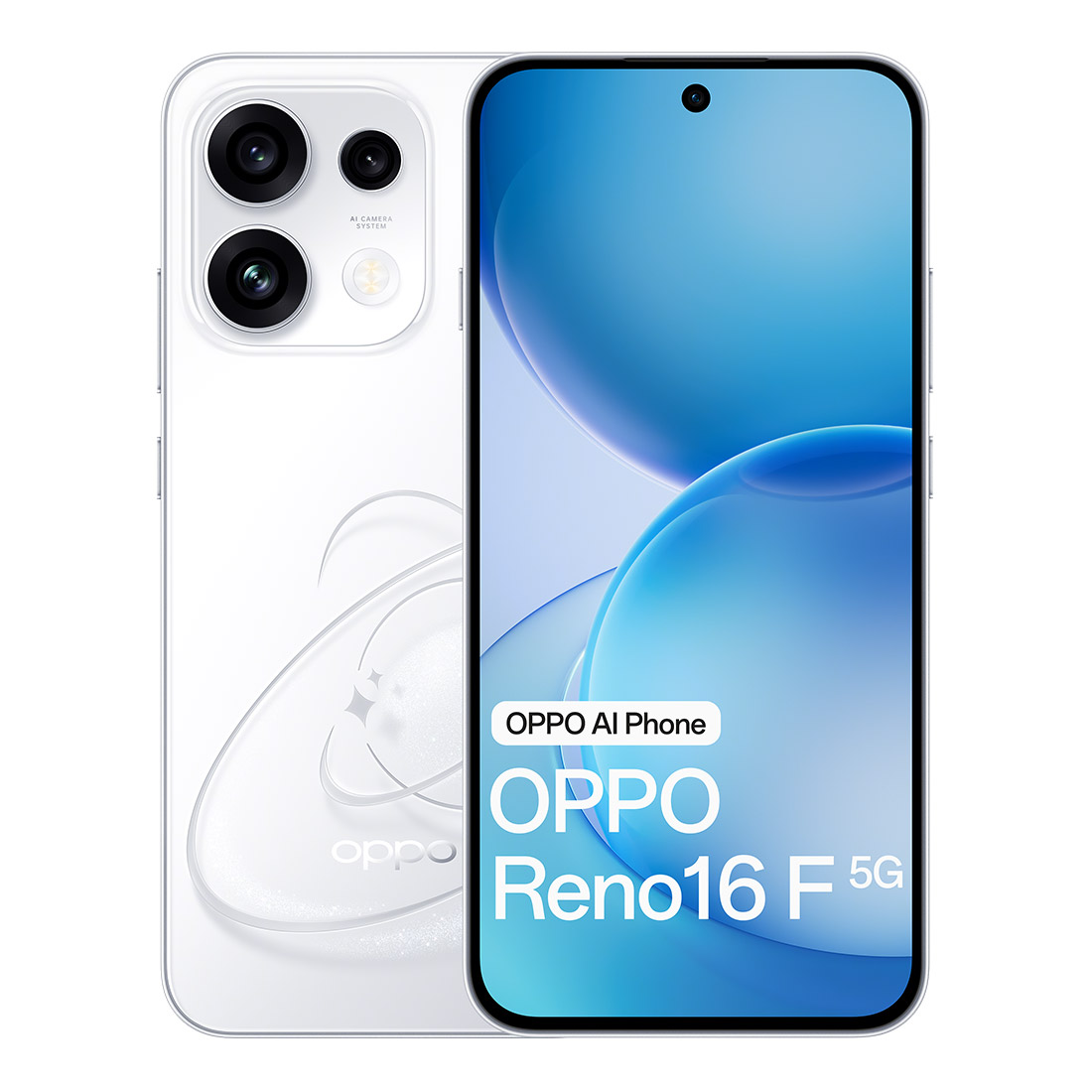 Photo of OPPO Reno16 F 5G (Dual Sim, 256GB/8GB, 6.57'') - Pop White 