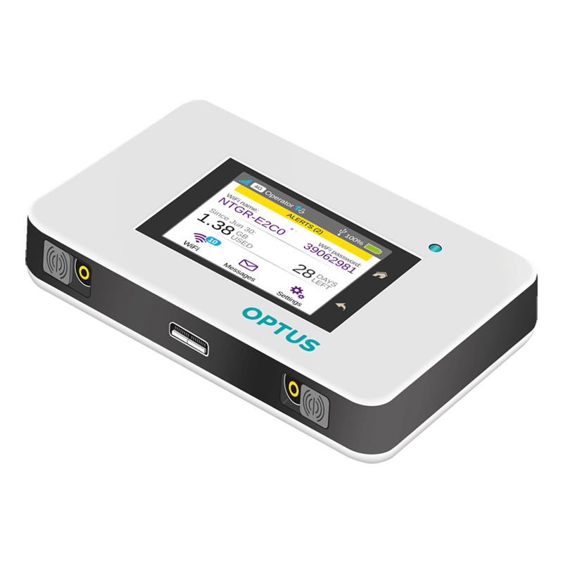 Optus Netgear AC800S 4G Plus WiFi Modem (Locked to Optus) - White