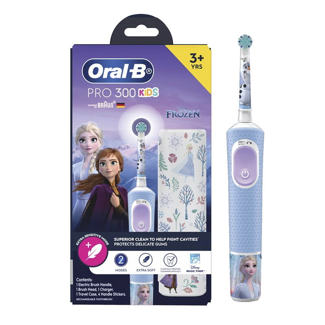 Photo of Oral B Power Toothbrush Pro 300 Kids Frozen w/ Travel Case