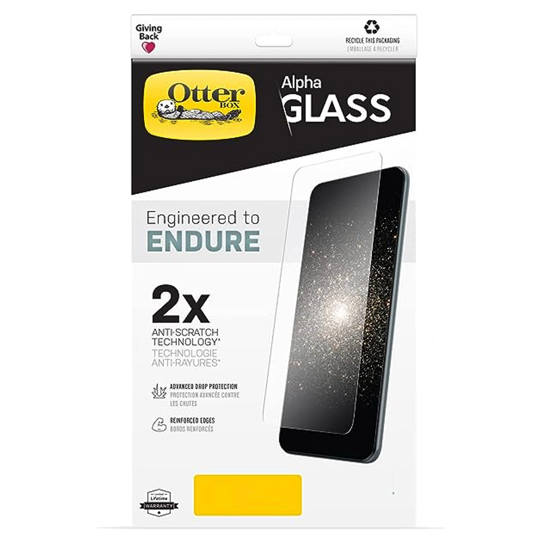 OtterBox Alpha Glass Screen Protector for Apple iPhone 12 mini - Clear