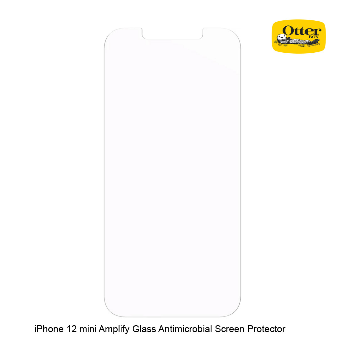 OtterBox Amplify Anti-Microbial Screen Protector for Apple iPhone 12 mini - Clear