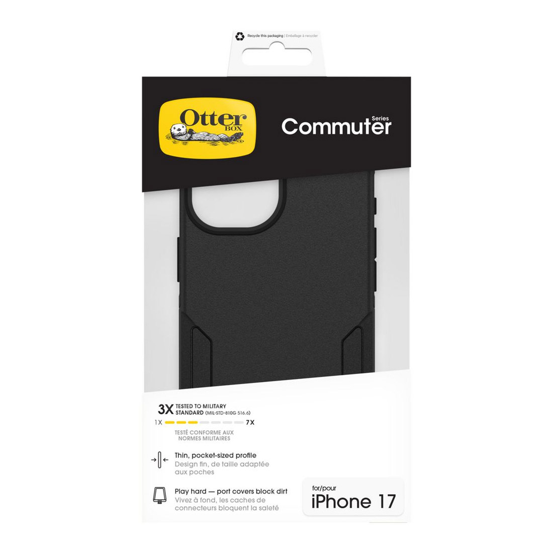 Photo of OtterBox Commuter For Apple iPhone 17 Case 77-98294 - Black