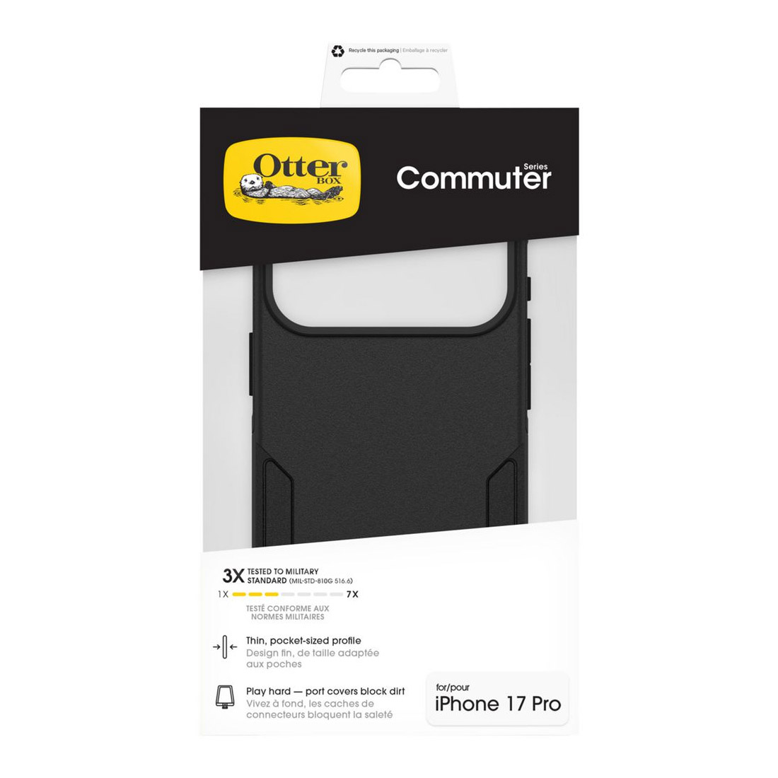 Photo of OtterBox Commuter For Apple iPhone 17 Pro Case 77-98323 -  Black