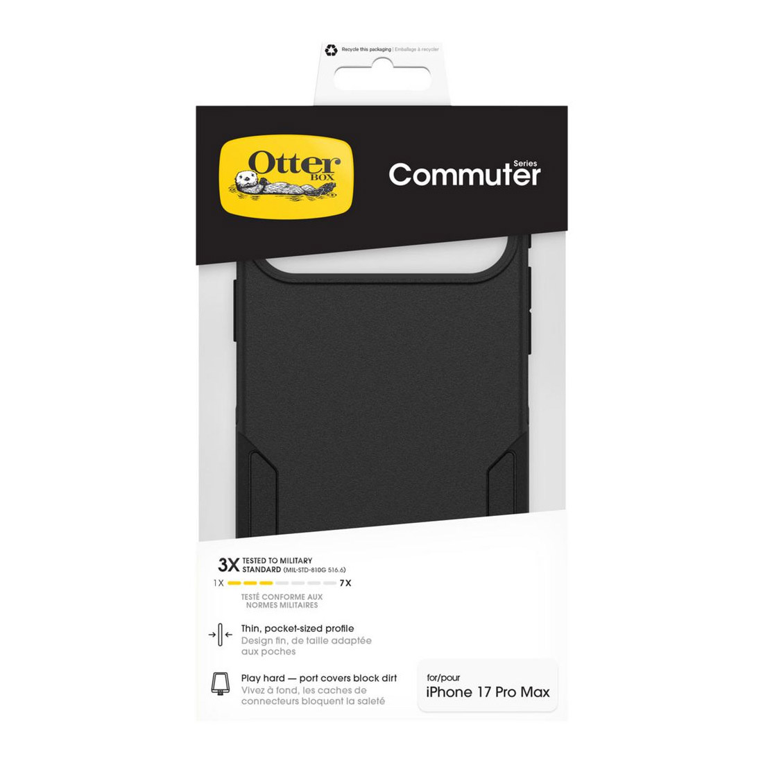 Photo of OtterBox Commuter For Apple iPhone 17 Pro Max Case 77-98338 - Black