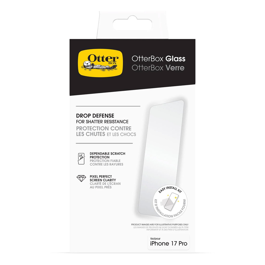 Photo of Otterbox Glass Screen Protector for iPhone 17 Pro 77-98682 - Clear