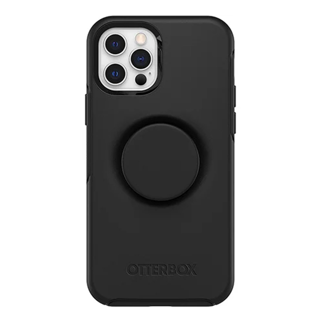 OtterBox Otter + Pop Symmetry Case for iPhone 12/12 Pro - Black
