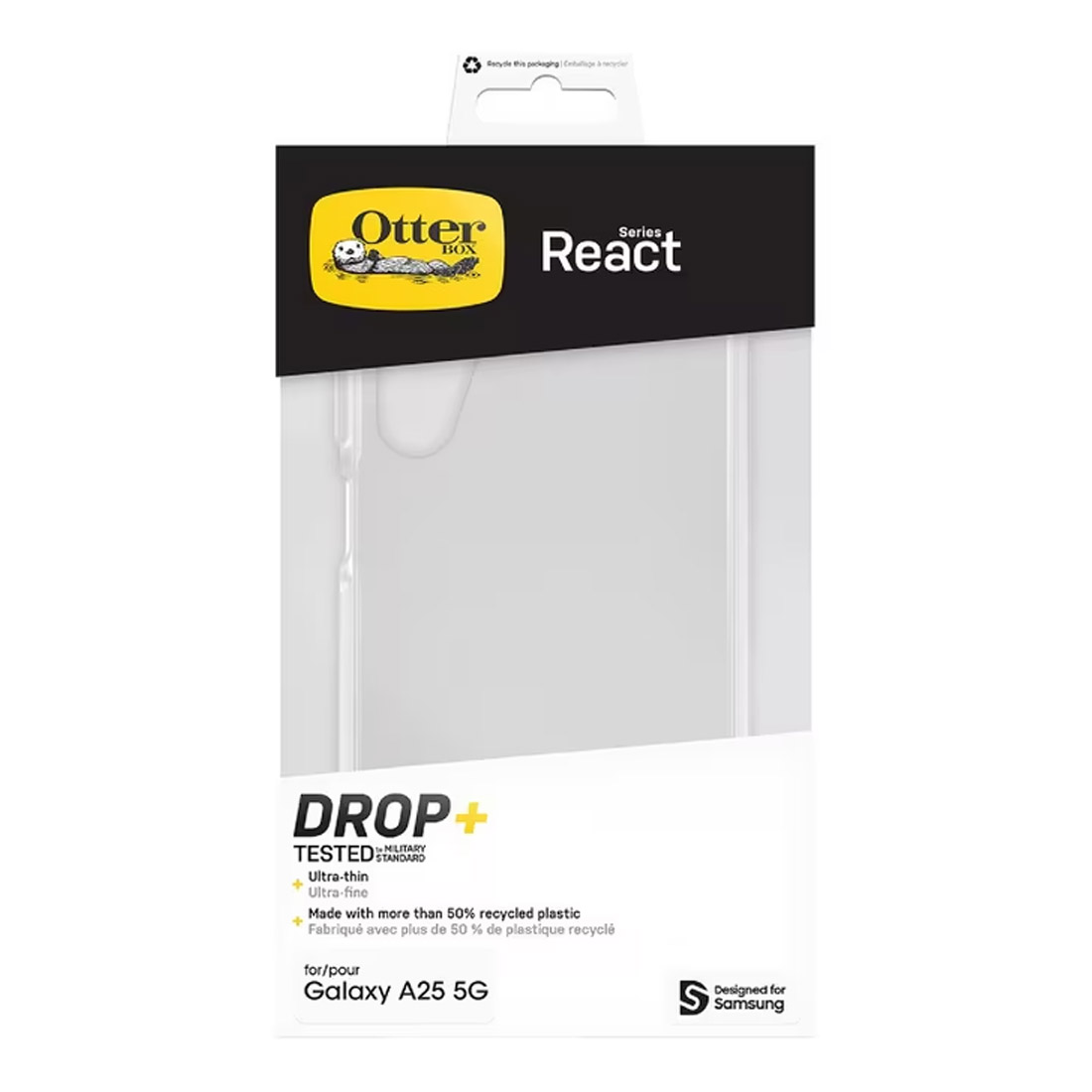 Photo of OtterBox React Case for Samsung Galaxy A25 77-94110 - Clear