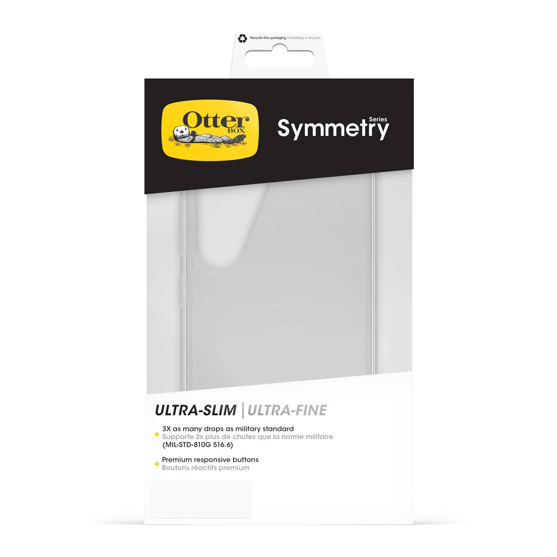 Photo of Otterbox Symmetry Case for Samsung Galaxy S24+ Plus 77-94596 Clear [Yellow Edge] - Brand New