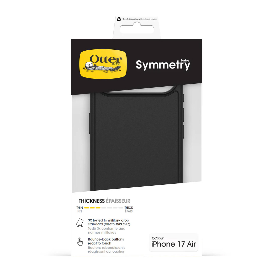 Photo of OtterBox Symmetry MagSafe For Apple iPhone Air Case 77-99420 - Black