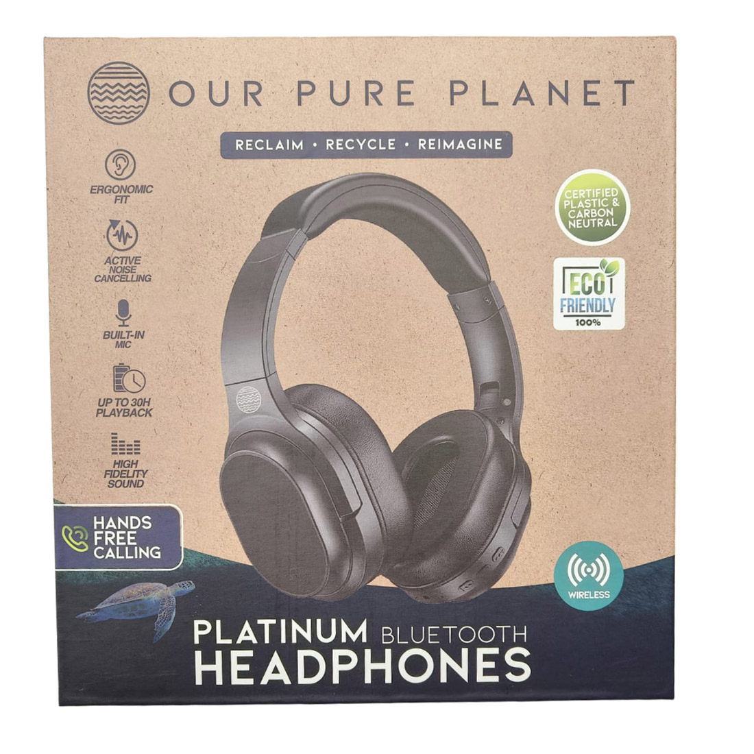 Our Pure Planet Platinum Wireless On-ear Stereo Headset - Black