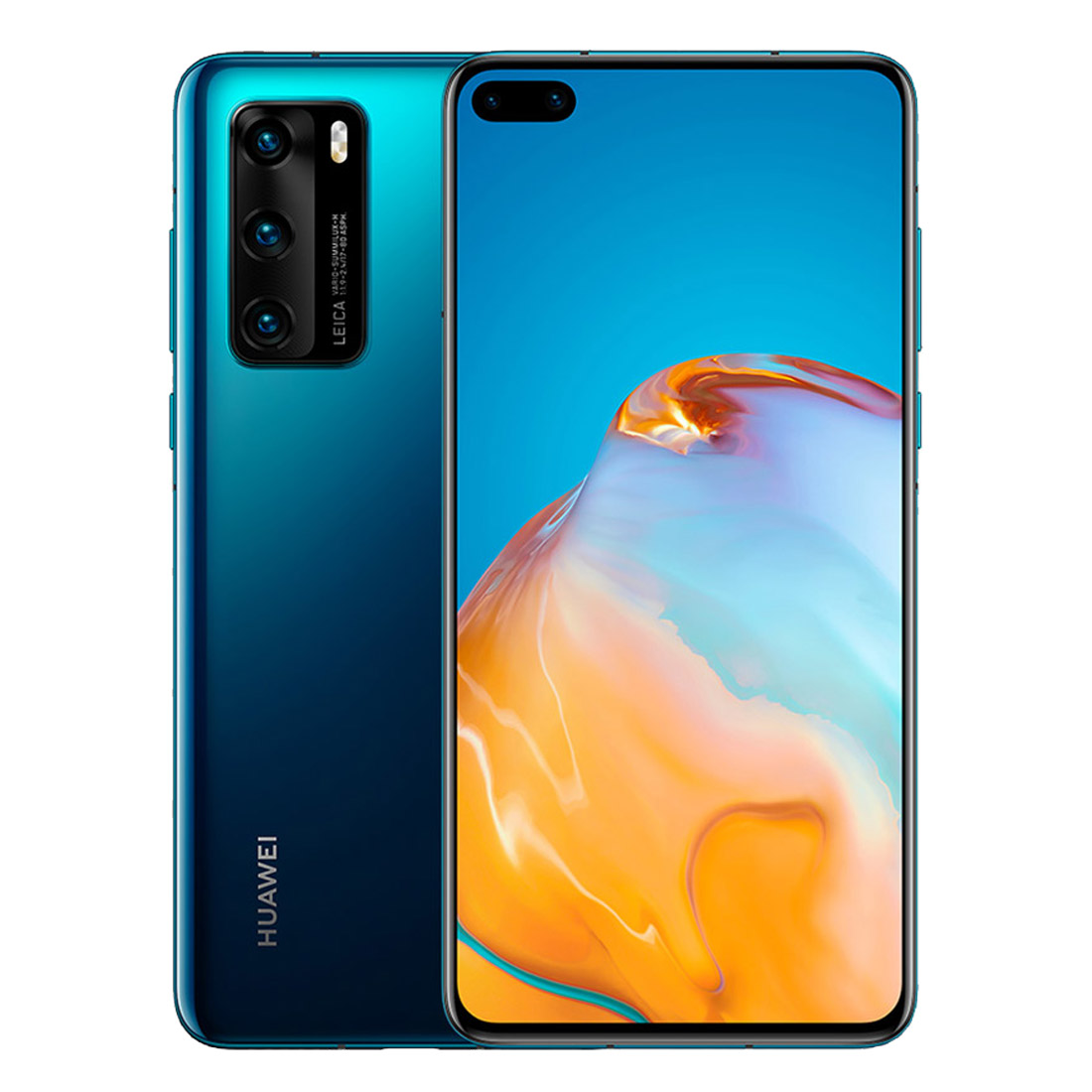 Huawei P40 5G (Dual SIM, 6.1", 50MP) - Deep Sea Blue [Refurbished] - As New