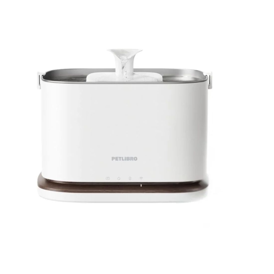 Petlibro Dockstream 2 Smart Cordless Pet Water Fountain Walnut 3L WiFi - White