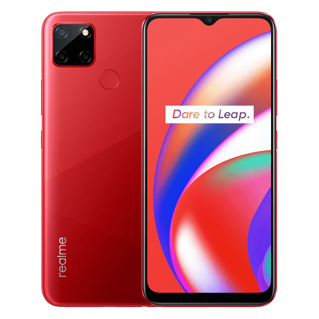 realme C12 (Dual Sim 4G/4G, 6.5'', 32GB/3GB, 6000 mAh) - Coral Red
