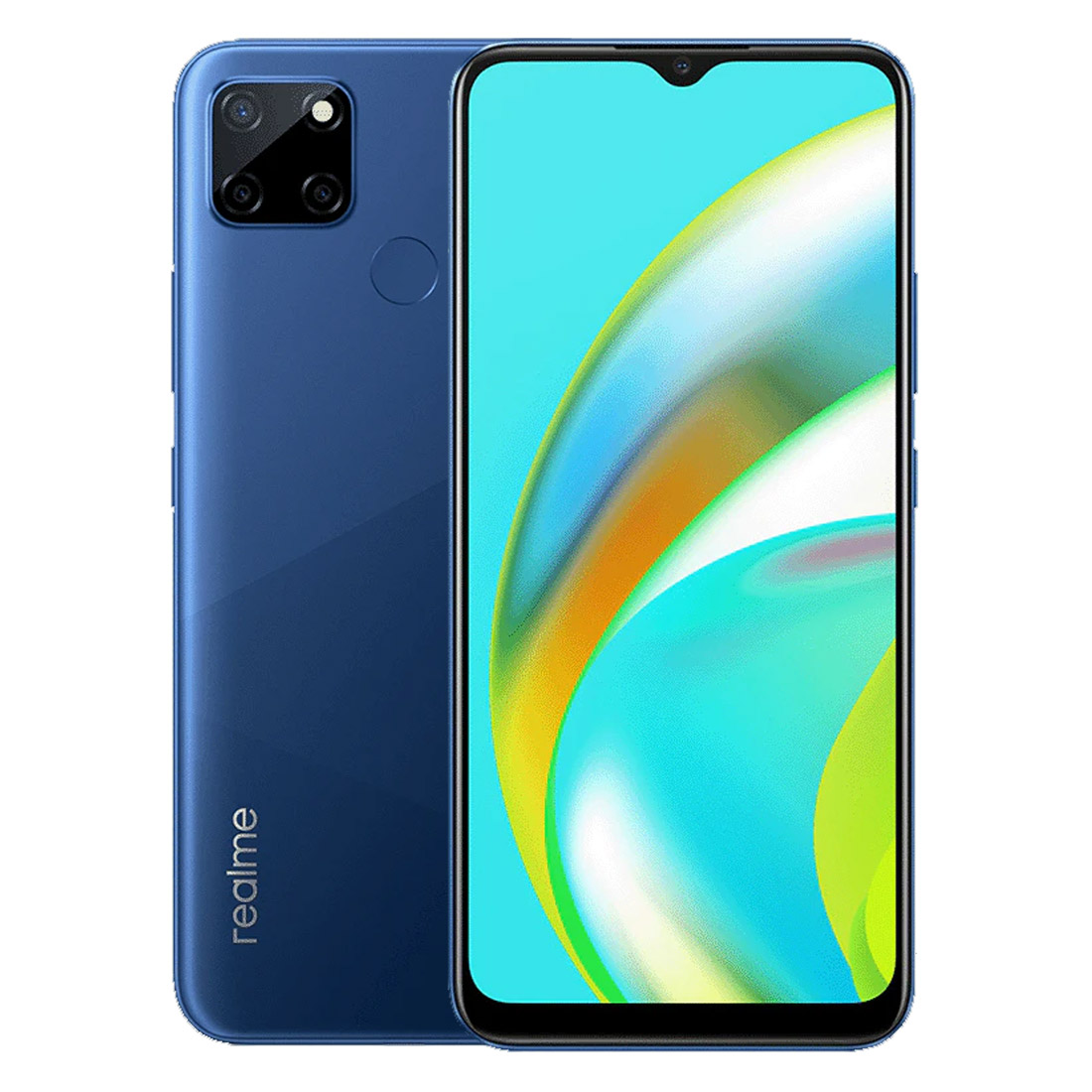 realme C12 (Dual Sim 4G/4G, 6.5'', 32GB/3GB, 6000 mAh) - Marine Blue