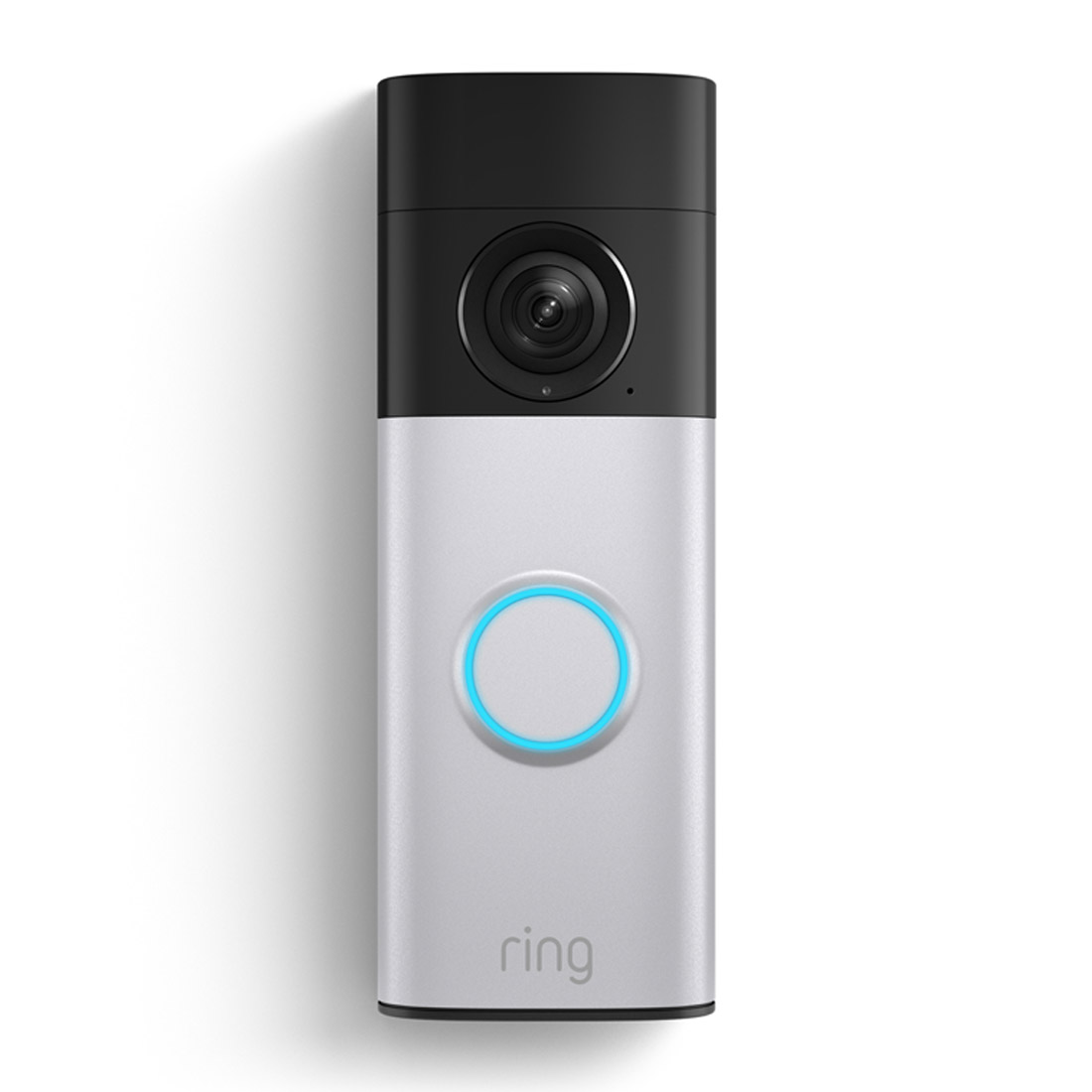 Ring Battery 2K Video Doorbell Plus (2nd Gen) - Nickel Silver-main 