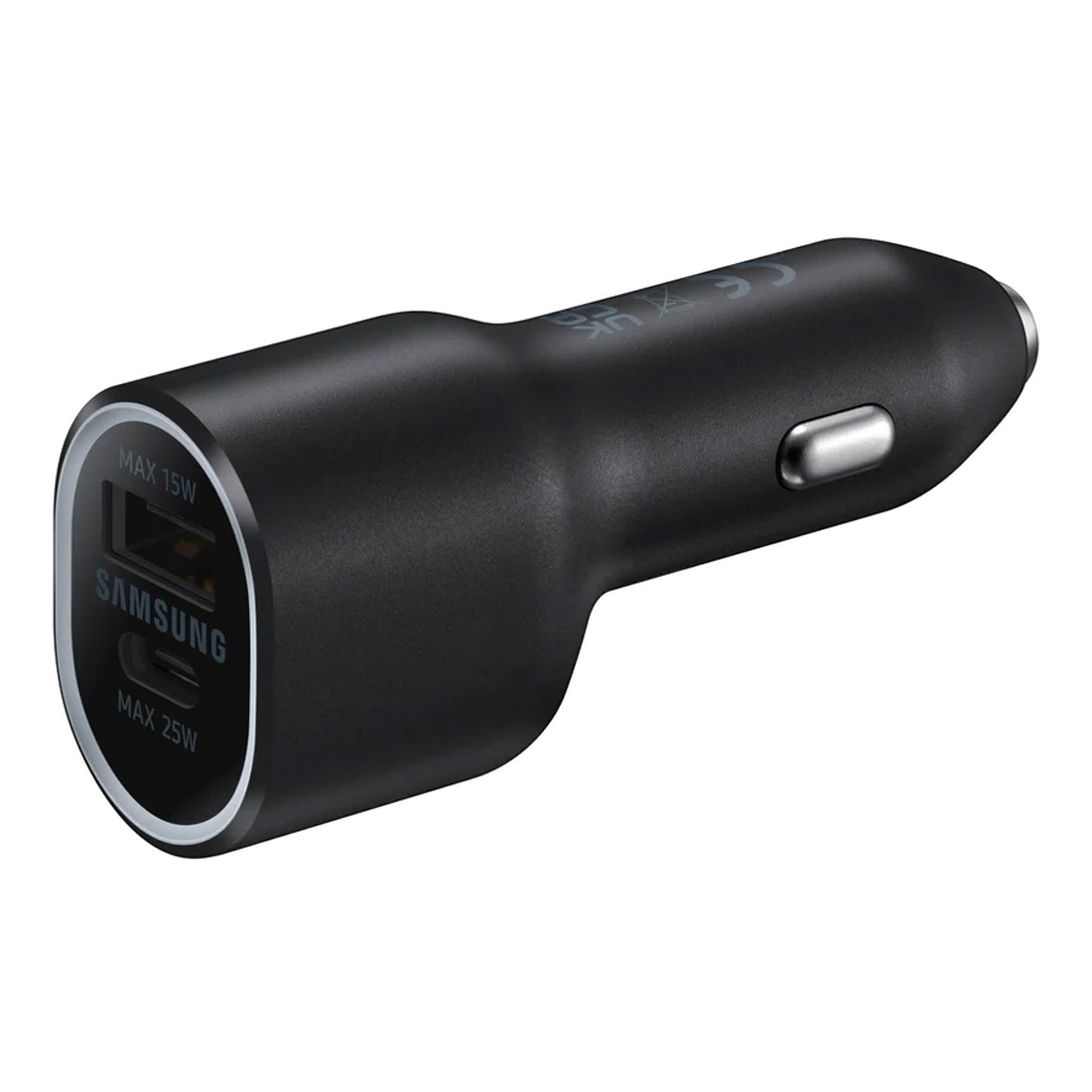 Photo of Samsung 40W Dual Port USB-C & USB-A Car Charger - Black 