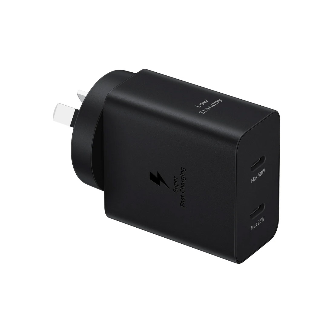 Photo of Samsung 50W Duo AC Charger with USB-C to USB-C Cable - Black