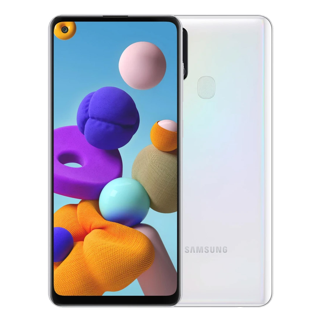 Samsung Galaxy A21s (6.5'', 128GB/6GB, 5000 mAh) - White