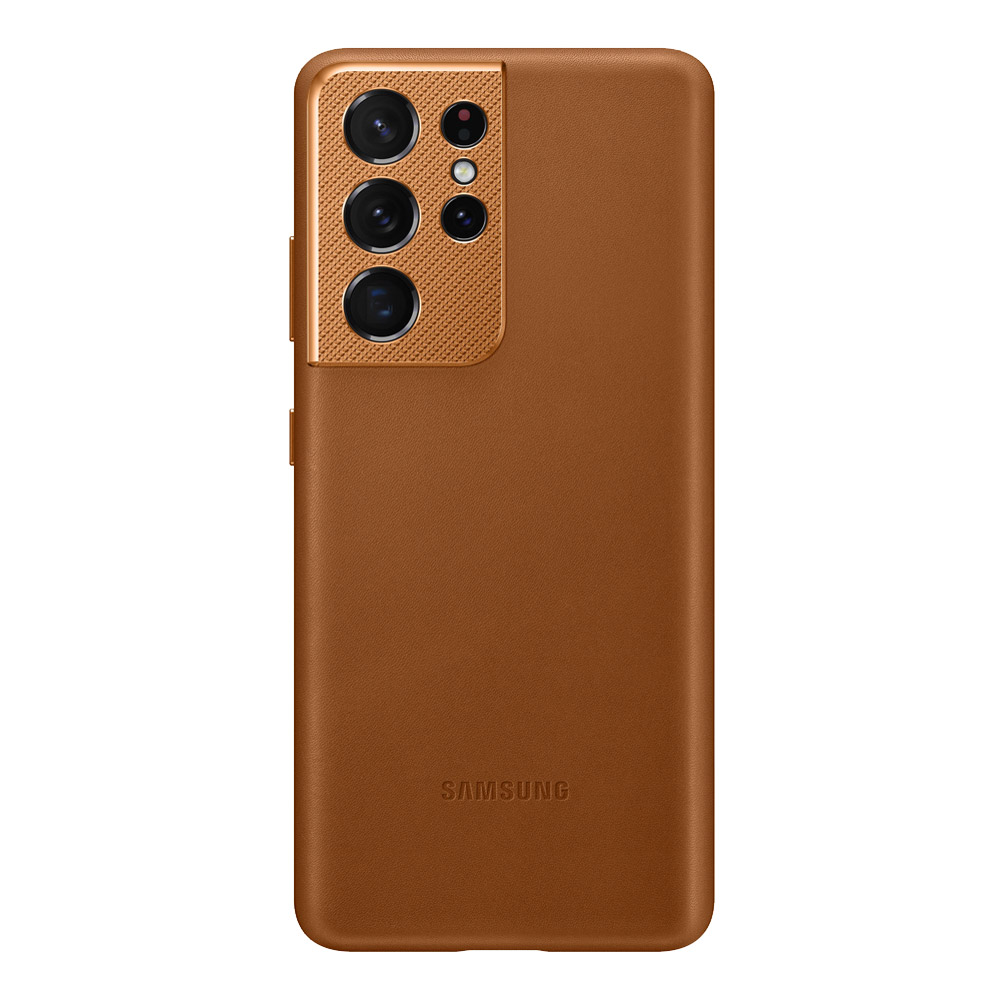 Samsung Galaxy S21 Ultra Leather Cover EF-VG998LAEGWW - Brown
