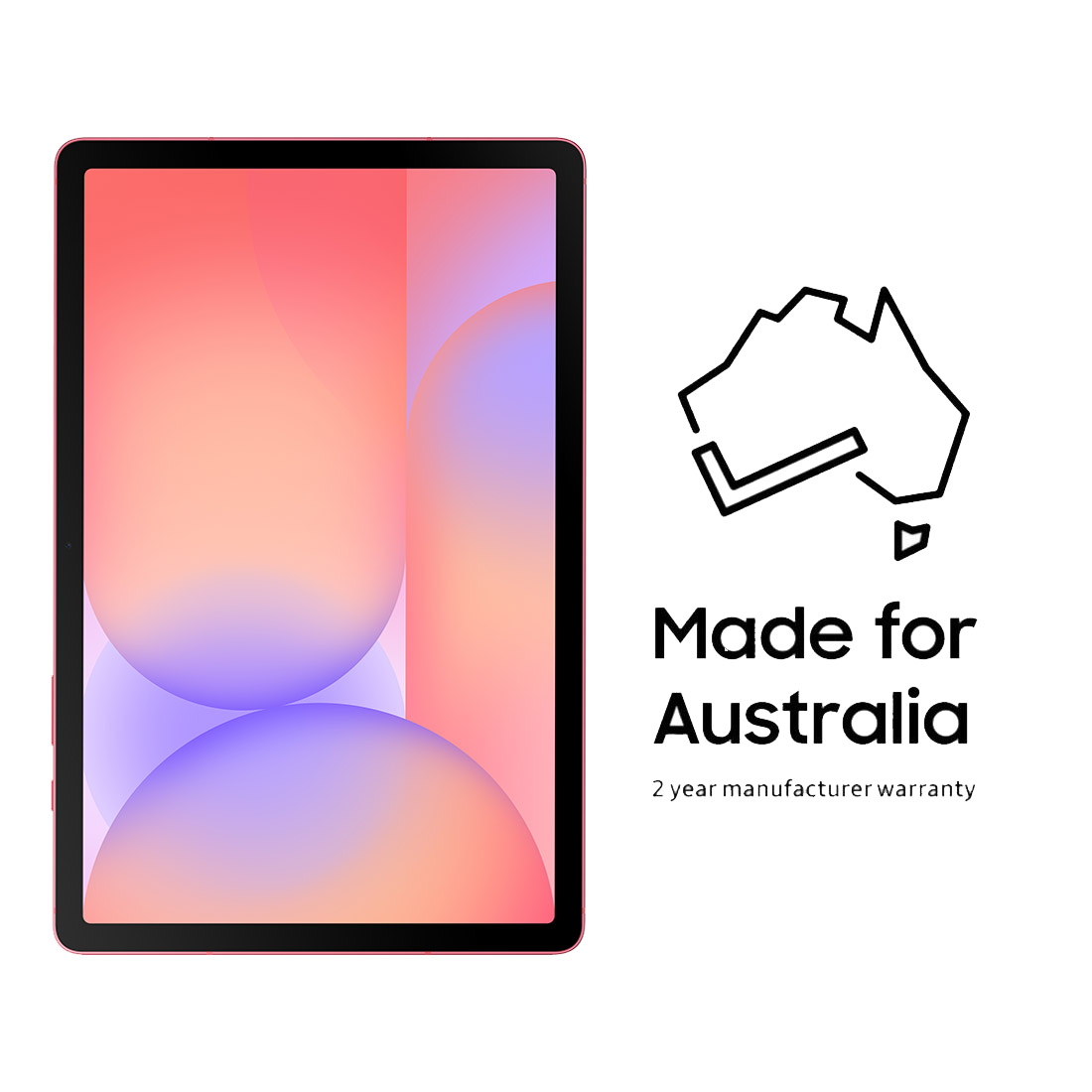 Samsung Galaxy Tab S10 Lite 5G (256GB/8GB, 10.9'', SM-X406B) - Coral Red-front 